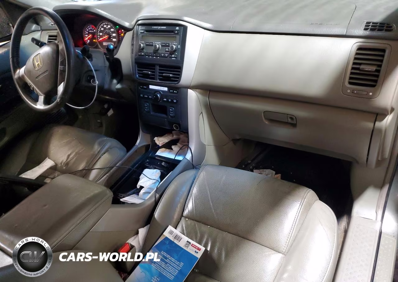 2007 Honda Pilot Exl VIN:2HKYF18517H522754 - 8