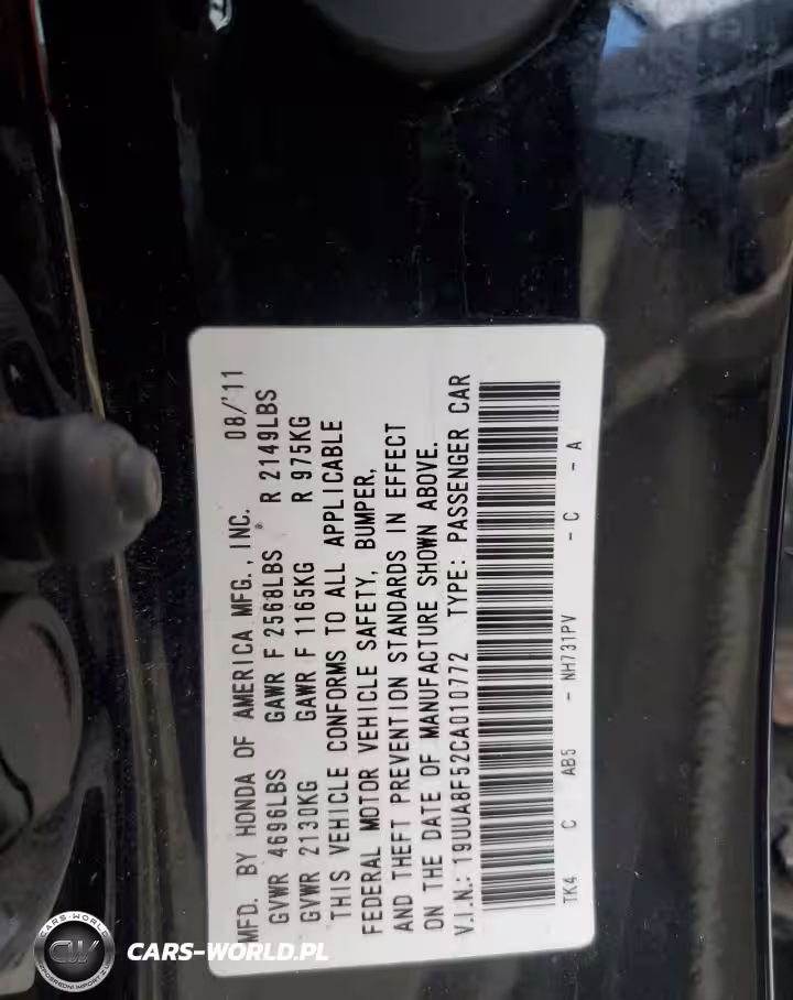2012 Acura Tl VIN:19UUA8F52CA010772 - 12