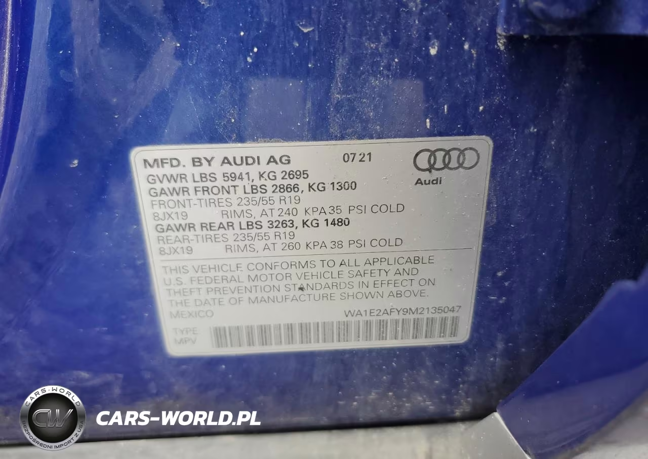 2021 Audi Q5 E Premium Plus VIN:WA1E2AFY9M2135047 - 13