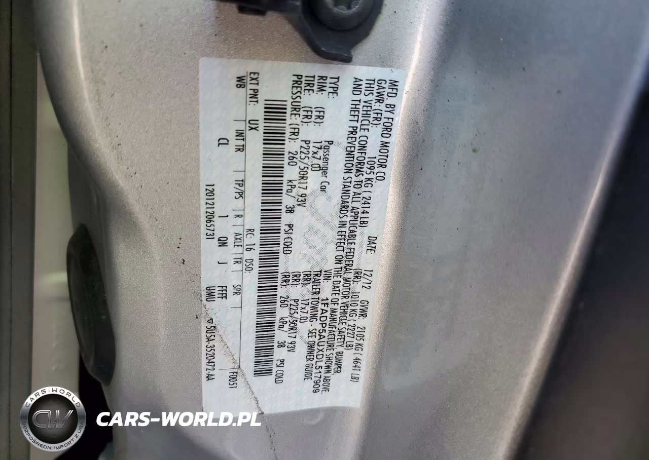 2013 Ford C-Max Se VIN:1FADP5AUXDL517909 - 13