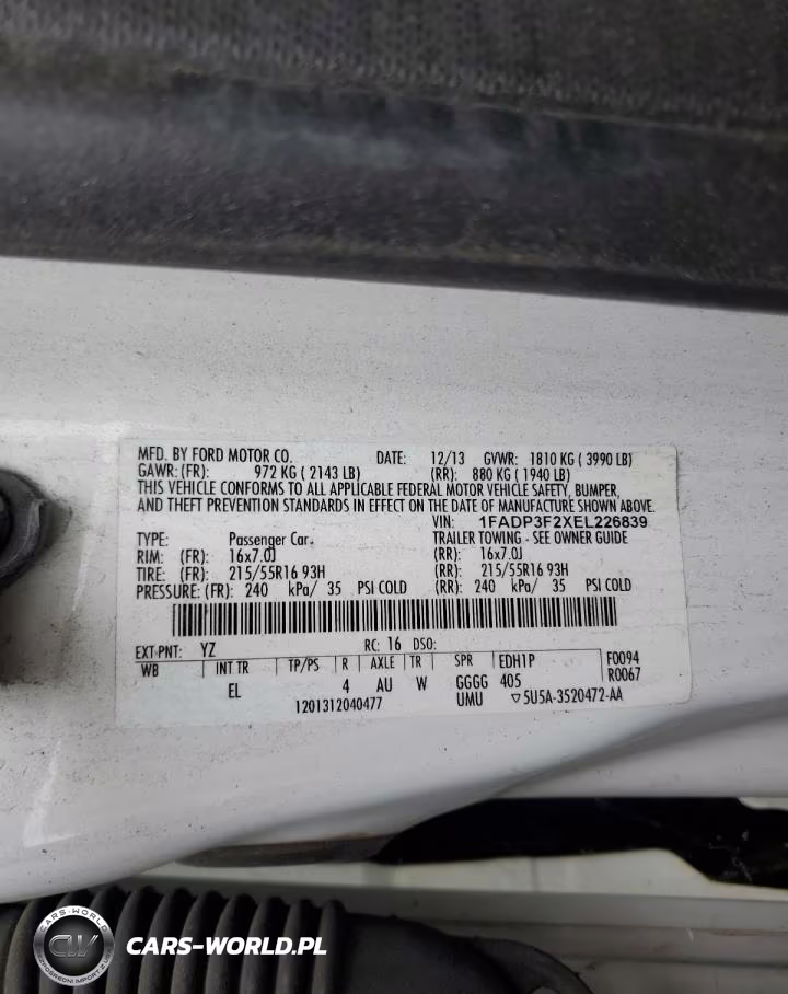 2014 Ford Focus Se VIN:1FADP3F2XEL226839 - 13
