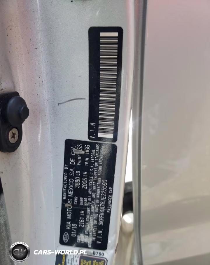 2018 Kia Forte Lx VIN:3KPFK4A78JE225590 - 13