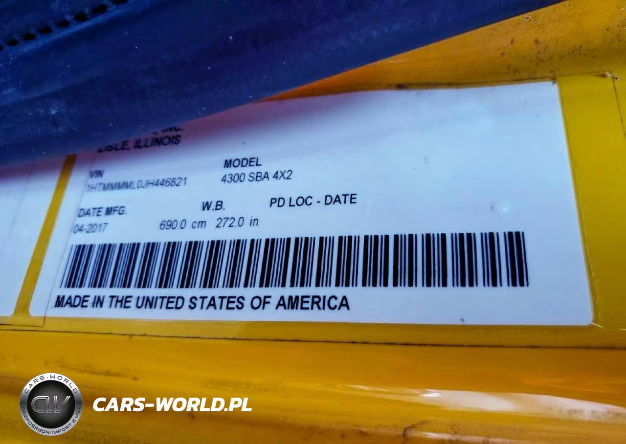 2018 International 4300 Box Truck VIN:1HTMMMML0JH446821 - 10