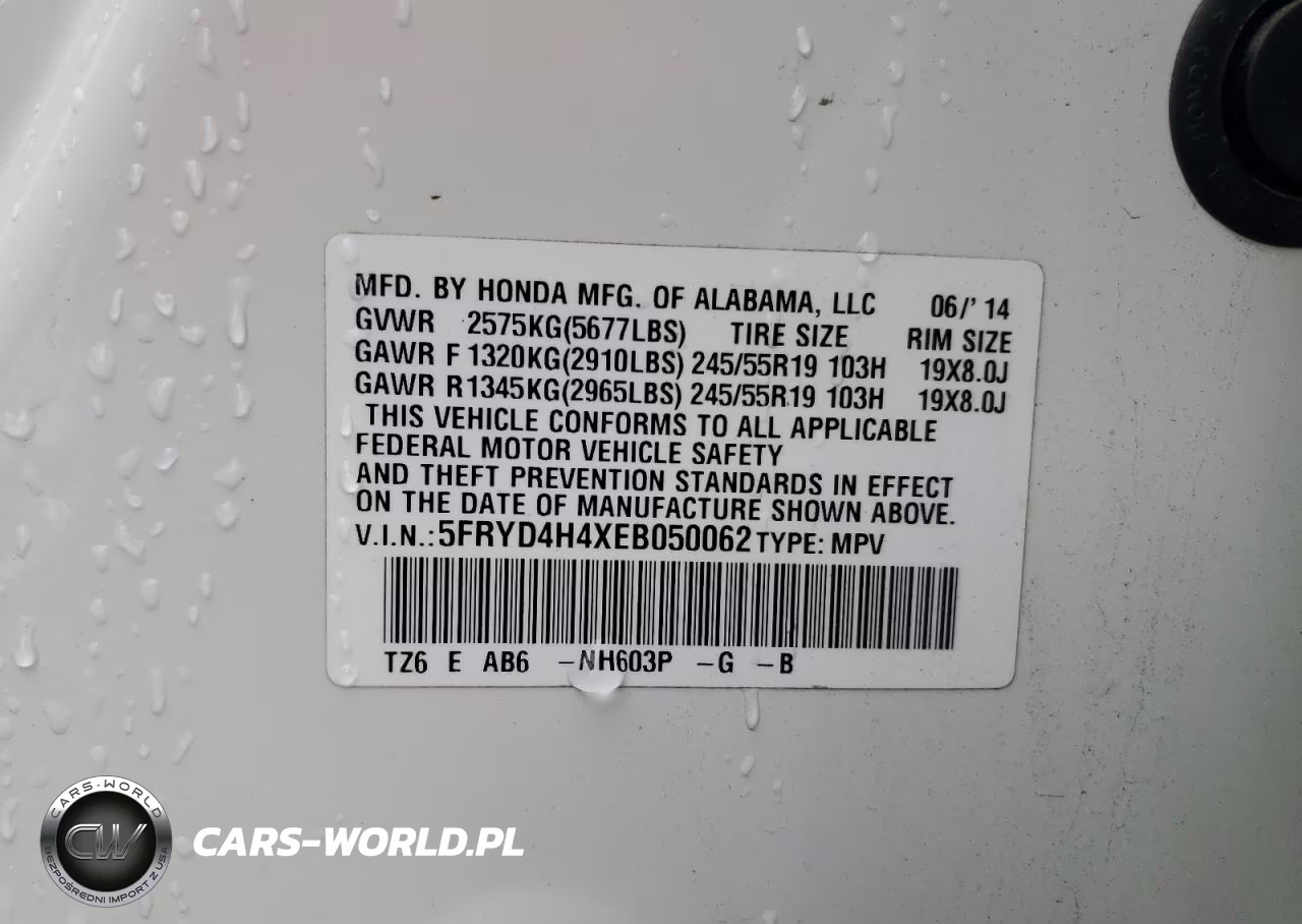 2014 Acura Mdx Technology VIN:5FRYD4H4XEB050062 - 13