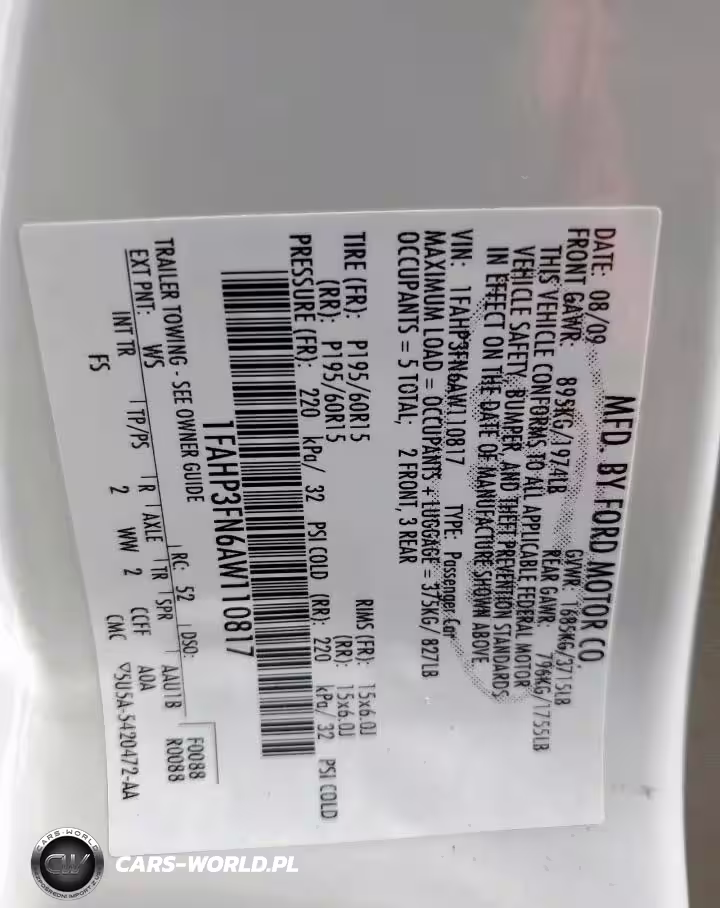 2010 Ford Focus Se VIN:1FAHP3FN6AW110817 - 13