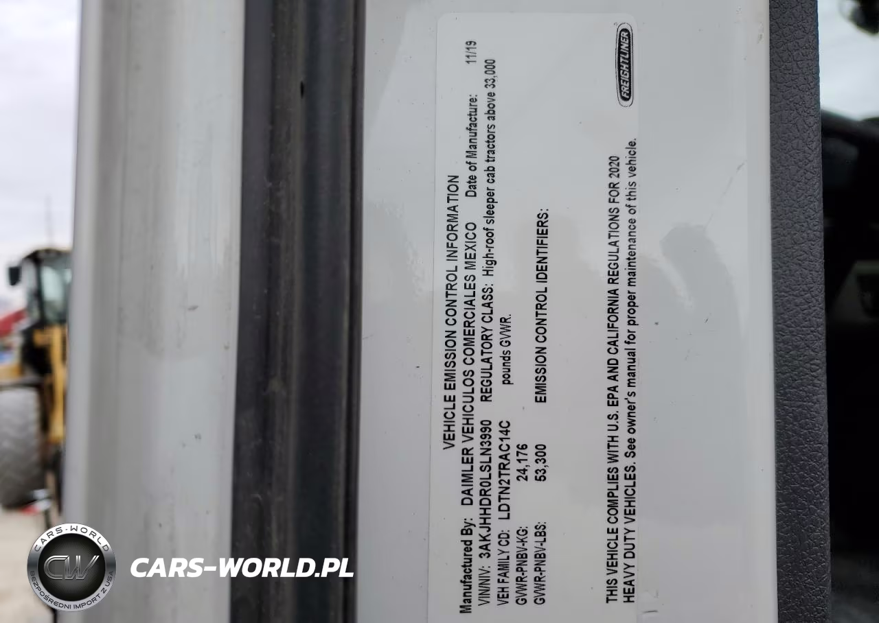 2020 Freightliner Cascadia 126 VIN:3AKJHHDR0LSLN3990 - 10
