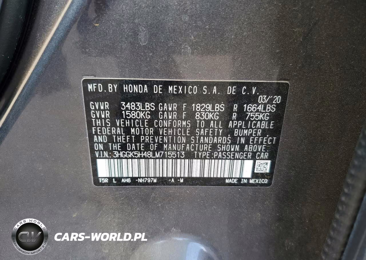 2020 Honda Fit Lx VIN:3HGGK5H48LM715513 - 12