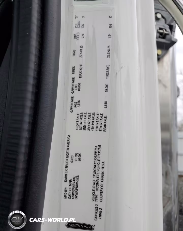2024 Freightliner Buisness Class M2 Refrigerated Box Truck VIN:1FVACWFC1RHUN5751 - 10