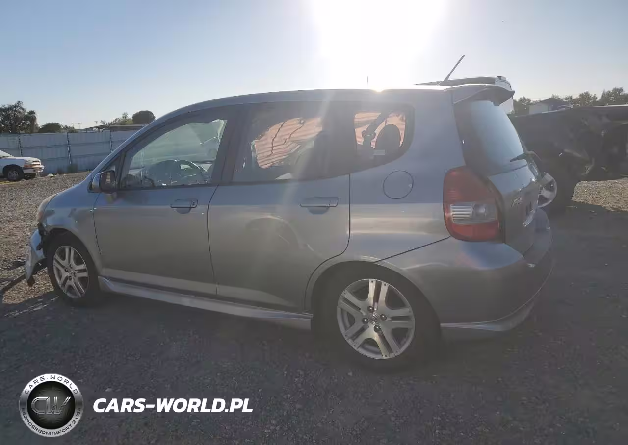 2008 Honda Fit Sport VIN:JHMGD38618S030071 - 2