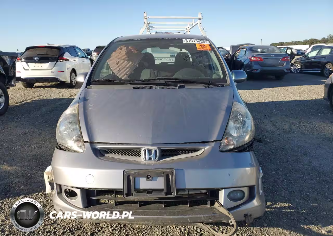 2008 Honda Fit Sport VIN:JHMGD38618S030071 - 5