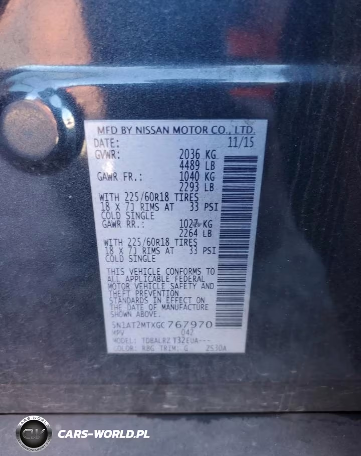 2016 Nissan Rogue S VIN:5N1AT2MTXGC767970 - 13