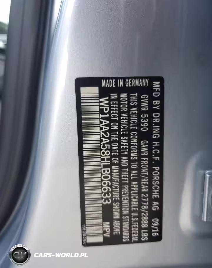 2017 Porsche Macan VIN:WP1AA2A58HLB06633 - 13
