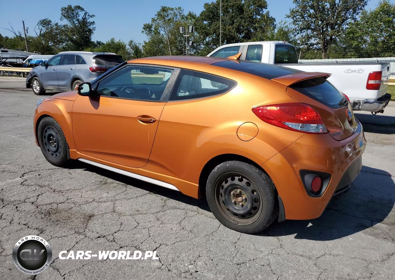 2016 Hyundai Veloster Turbo VIN:KMHTC6AE9GU257173 - 2