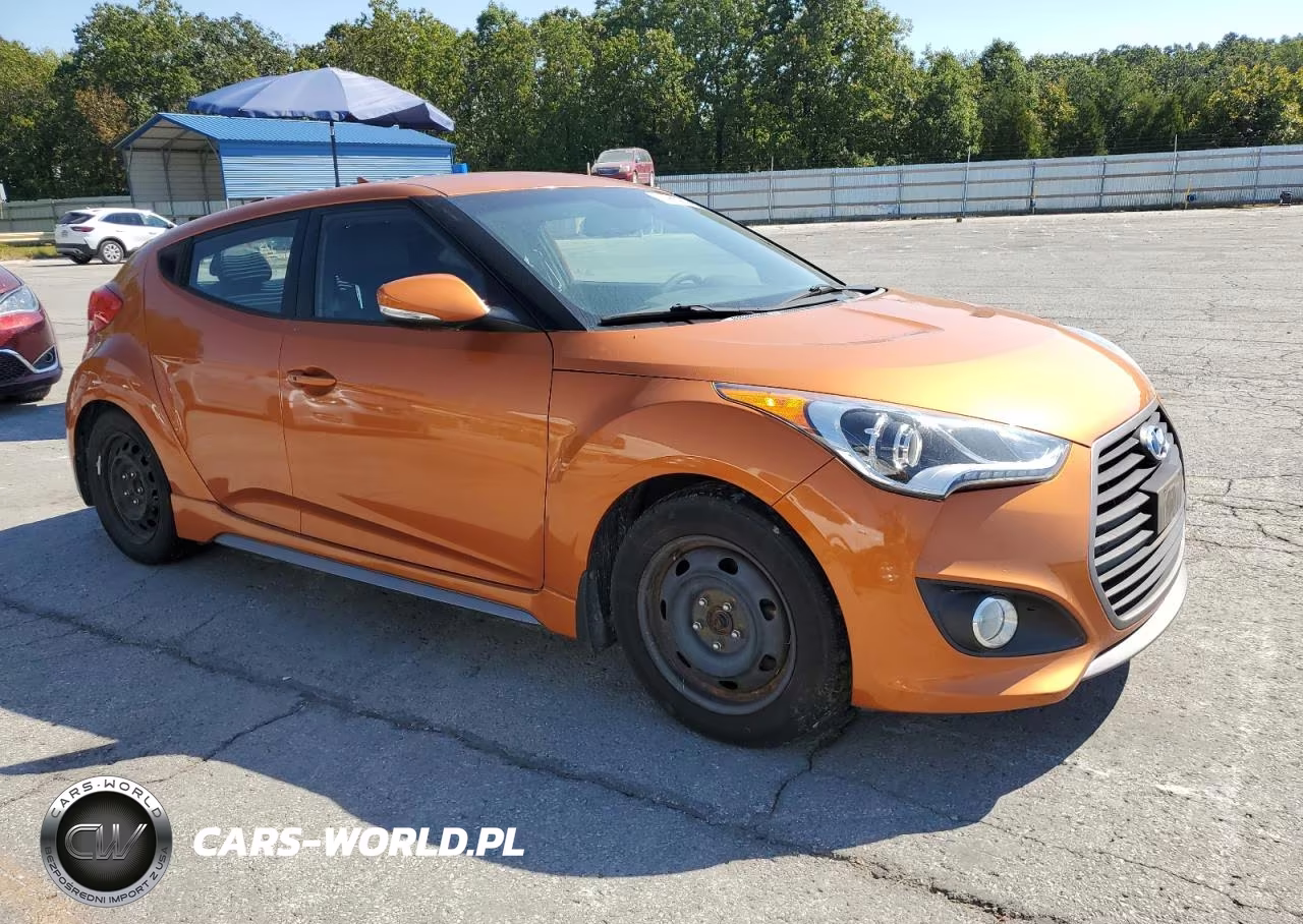 2016 Hyundai Veloster Turbo VIN:KMHTC6AE9GU257173 - 4