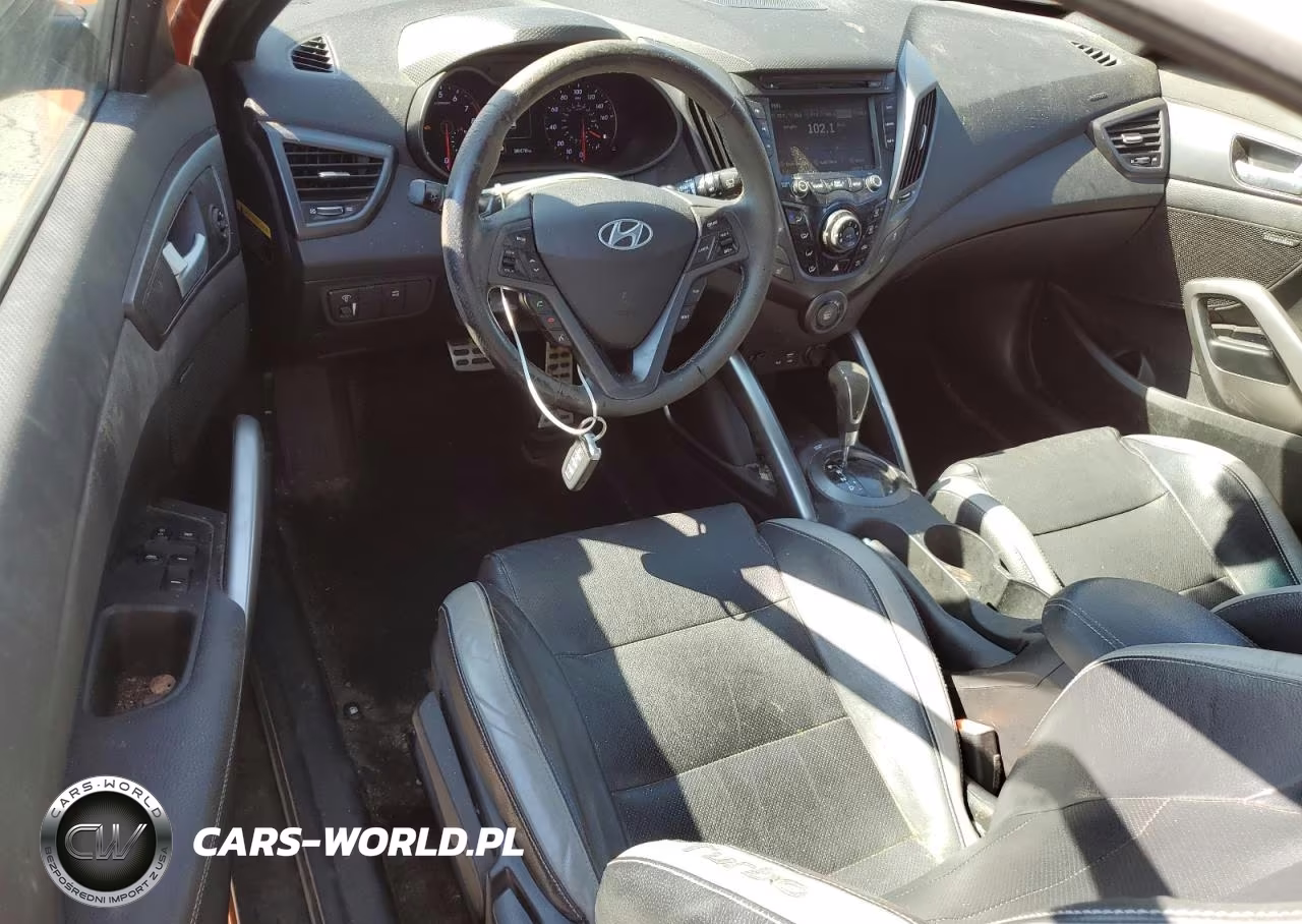 2016 Hyundai Veloster Turbo VIN:KMHTC6AE9GU257173 - 8