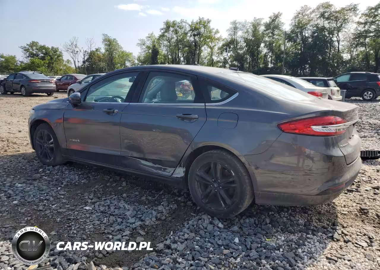 2018 Ford Fusion Se Hybrid VIN:3FA6P0LU5JR227552 - 2