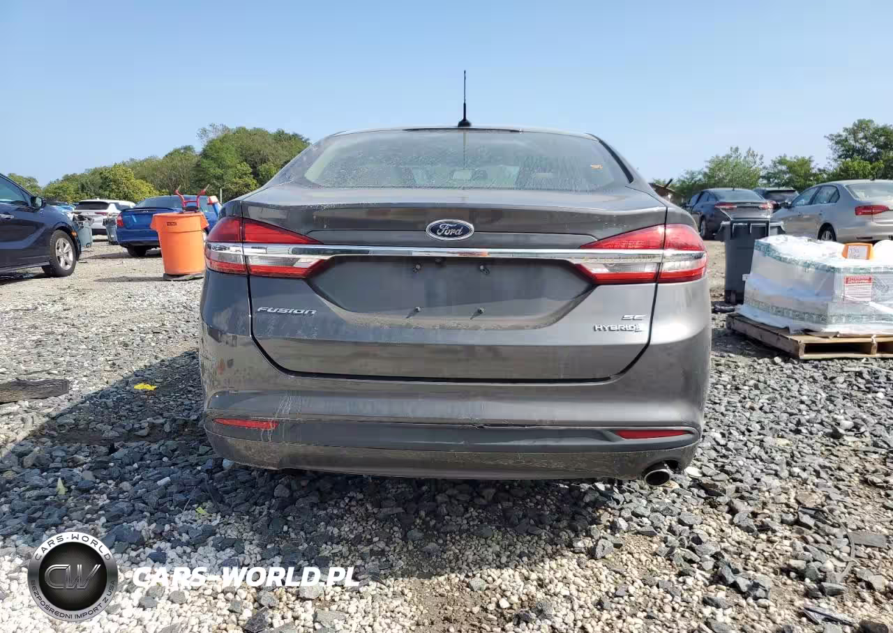 2018 Ford Fusion Se Hybrid VIN:3FA6P0LU5JR227552 - 6