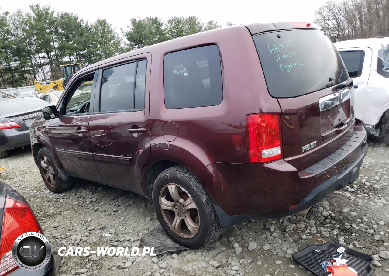 2012 Honda Pilot Exl VIN:5FNYF4H52CB043656 - 2