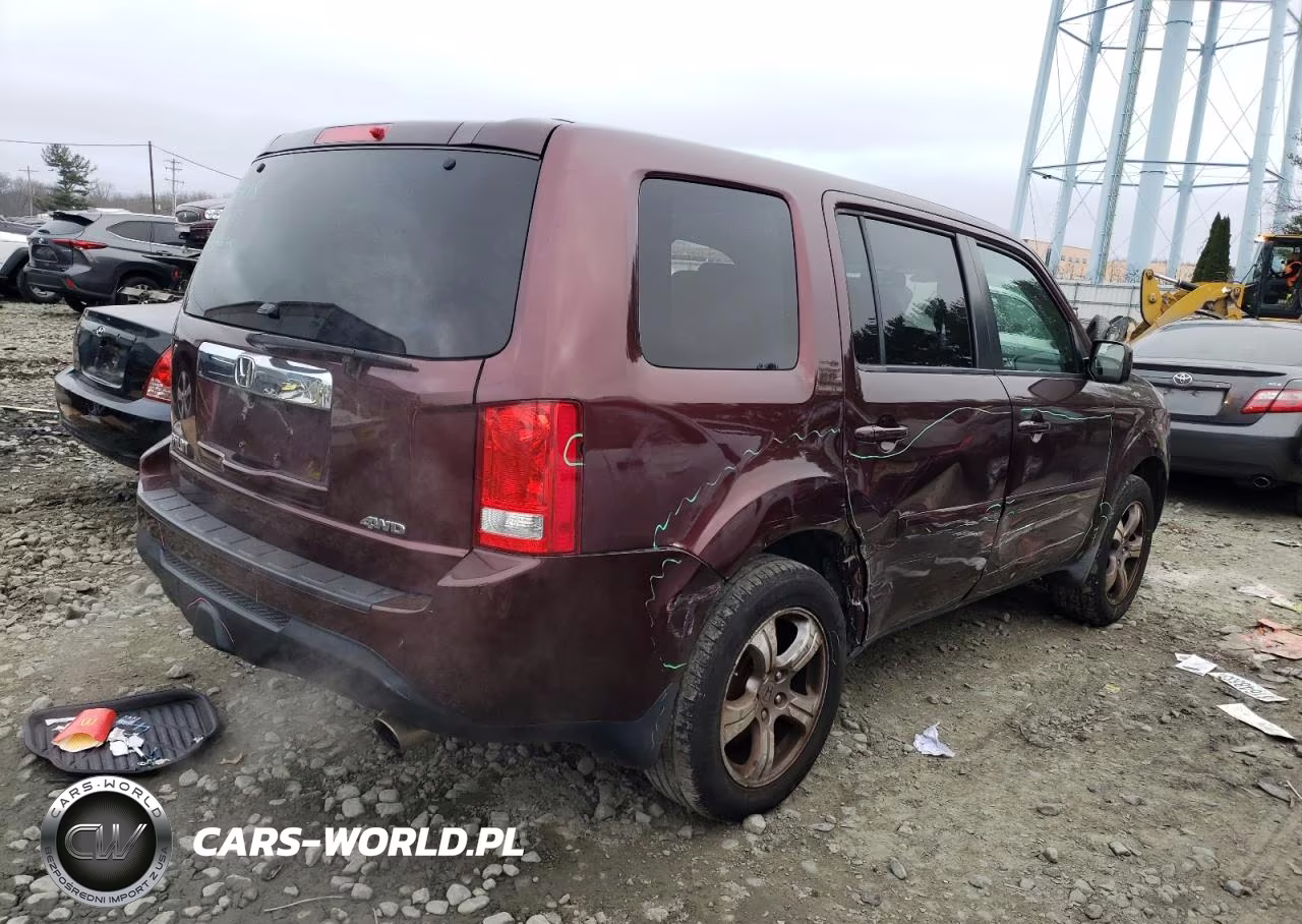 2012 Honda Pilot Exl VIN:5FNYF4H52CB043656 - 3
