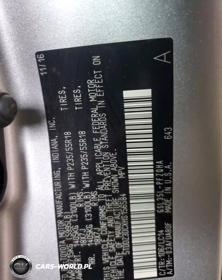 2017 Toyota Sienna Xle Premium 7-Passenger VIN:5TDDZ3DCXHS156584 - 13