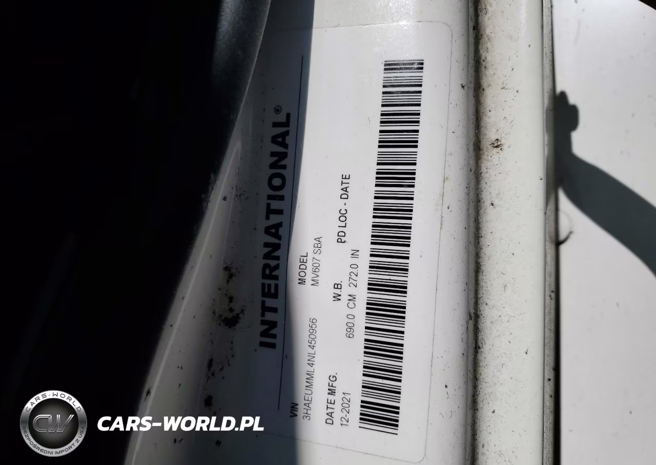 2022 International Mv607 VIN:3HAEUMML4NL450956 - 10