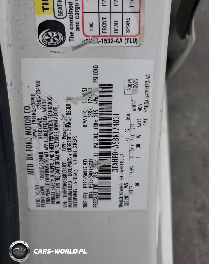 2011 Ford Fusion Se VIN:3FAHP0HA5BR174831 - 13