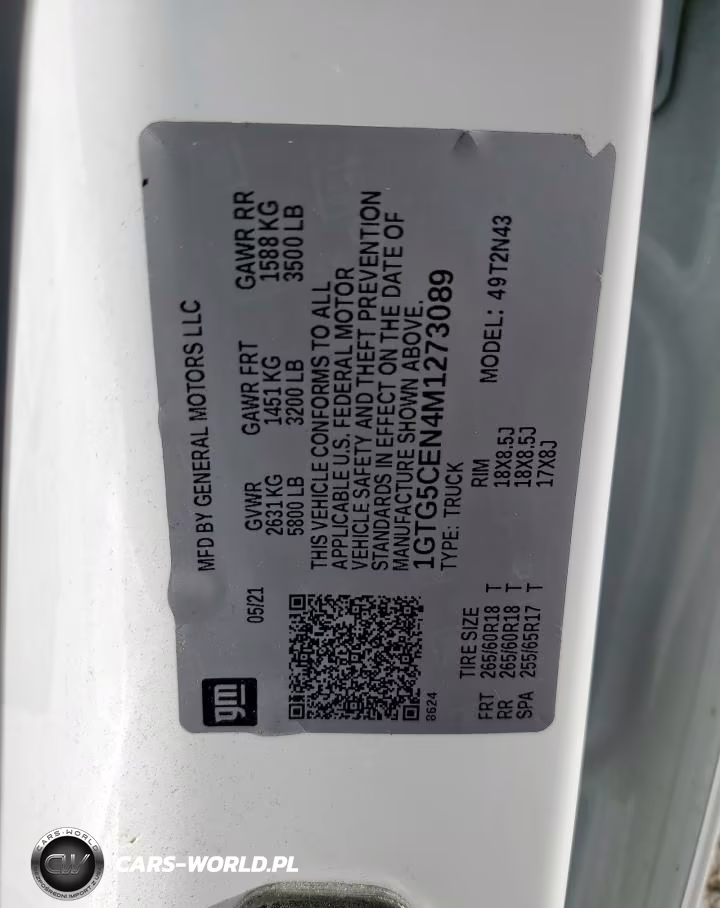 2021 GMC Canyon Elevation VIN:1GTG5CEN4M1273089 - 13