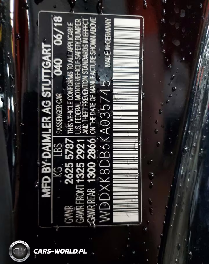 2019 Mercedes-Benz S 560 VIN:WDDXK8DB6KA035745 - 12