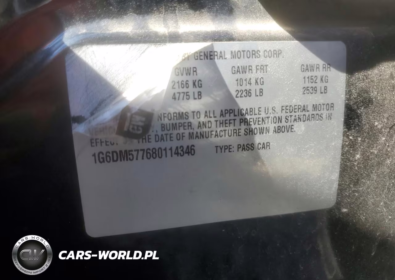 2008 Cadillac Cts VIN:1G6DM577680114346 - 12