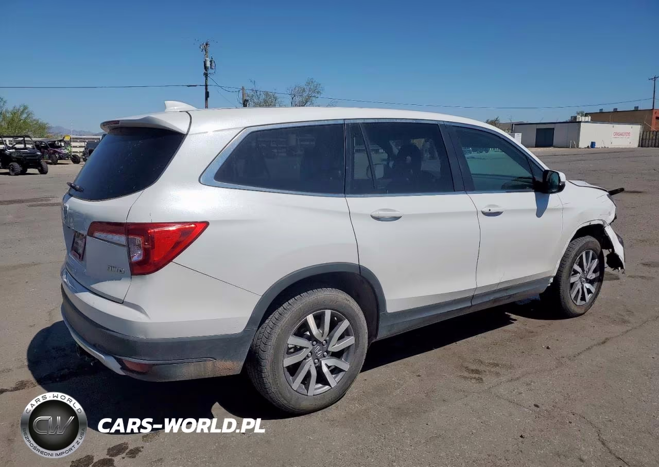 2020 Honda Pilot Exl VIN:5FNYF6H5XLB006964 - 3