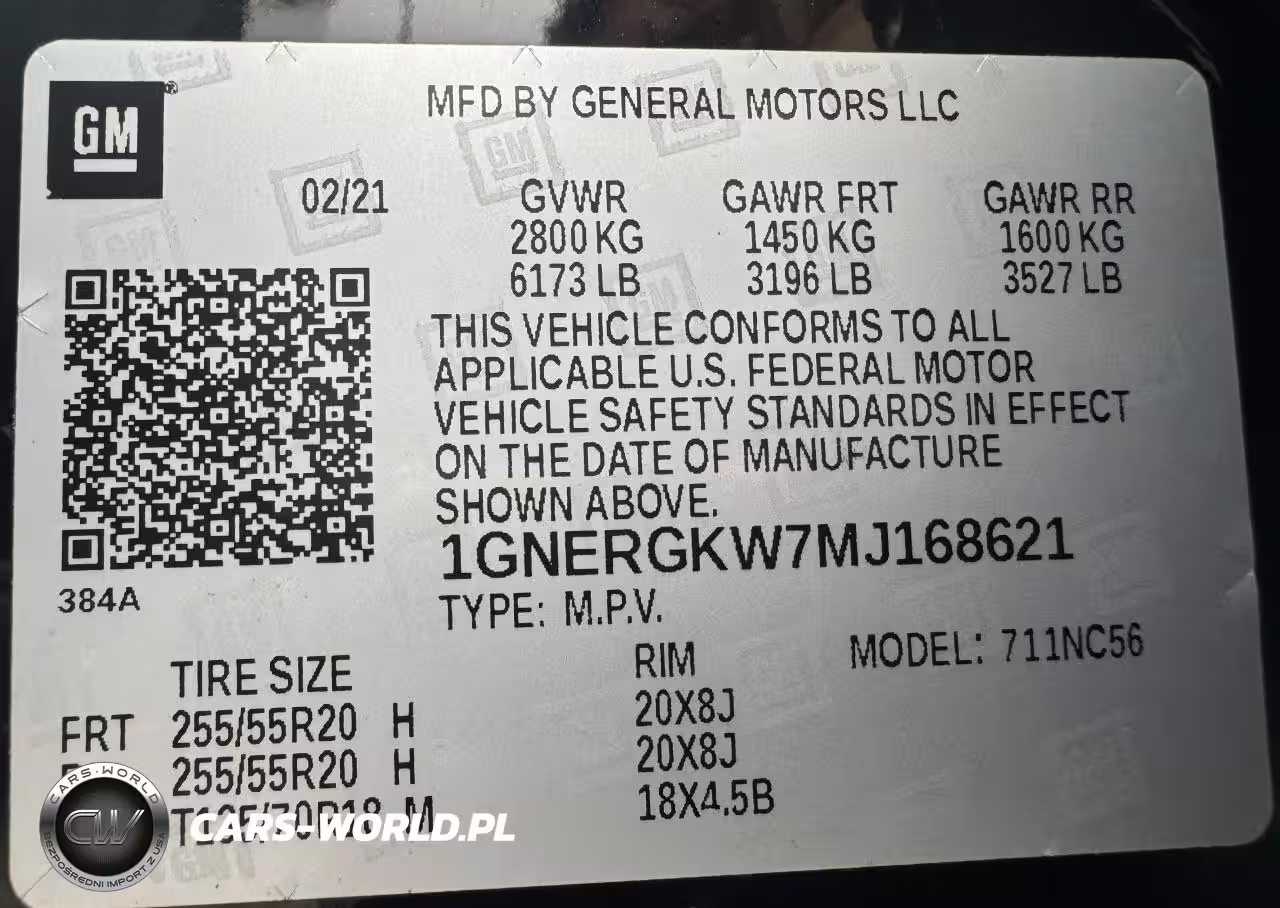 2021 Chevrolet Traverse Lt