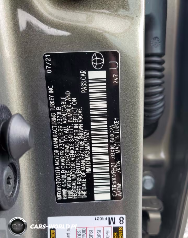 2021 Toyota C-Hr Xle VIN:NMTKHMBX6MR133527 - 13