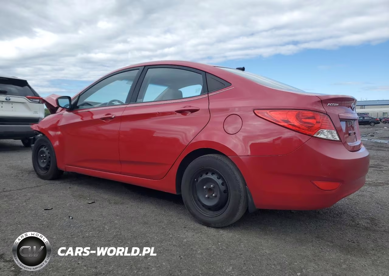 2012 Hyundai Accent Gls VIN:KMHCU4AE4CU162175 - 2
