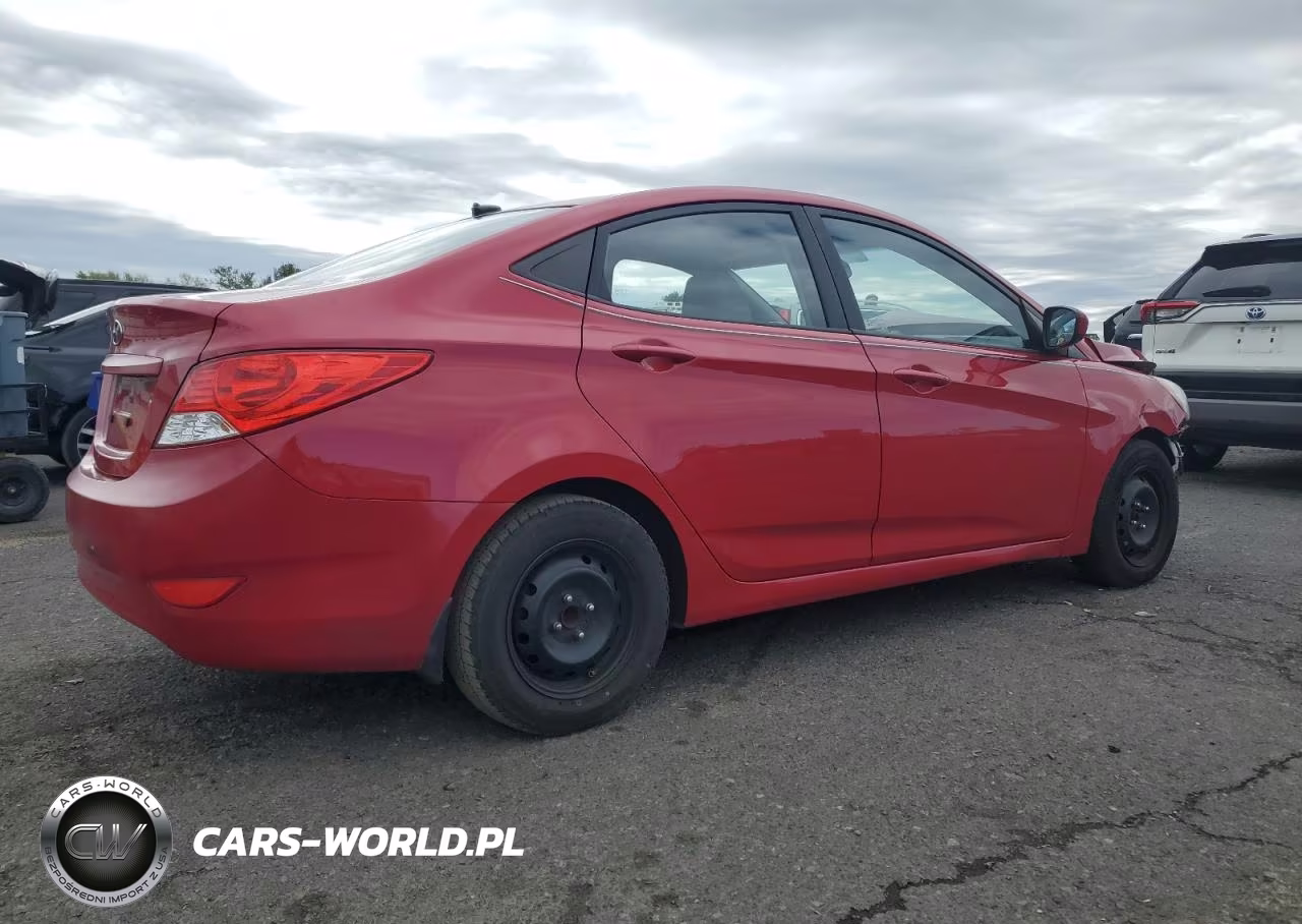 2012 Hyundai Accent Gls VIN:KMHCU4AE4CU162175 - 3