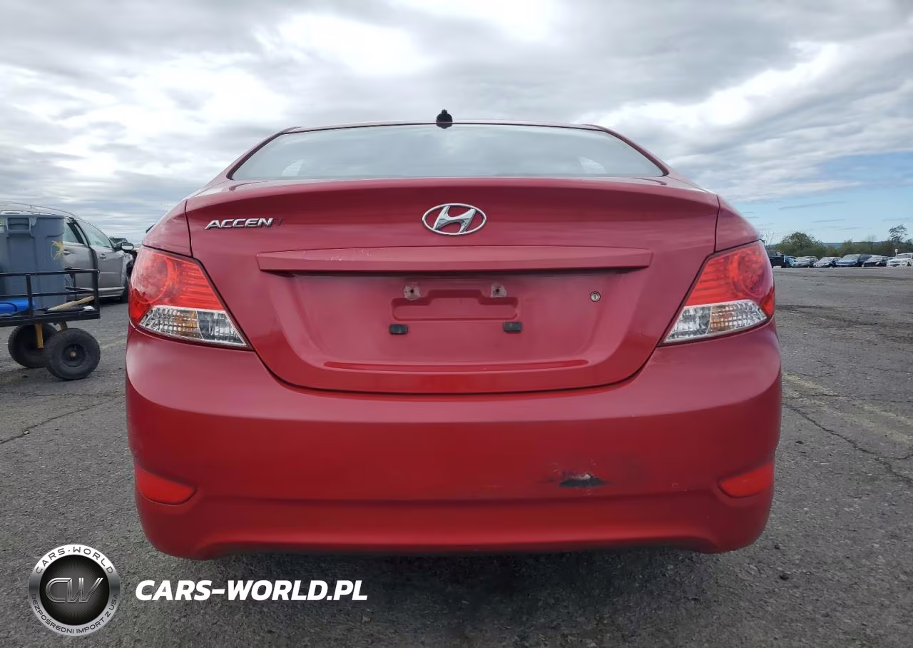 2012 Hyundai Accent Gls VIN:KMHCU4AE4CU162175 - 6