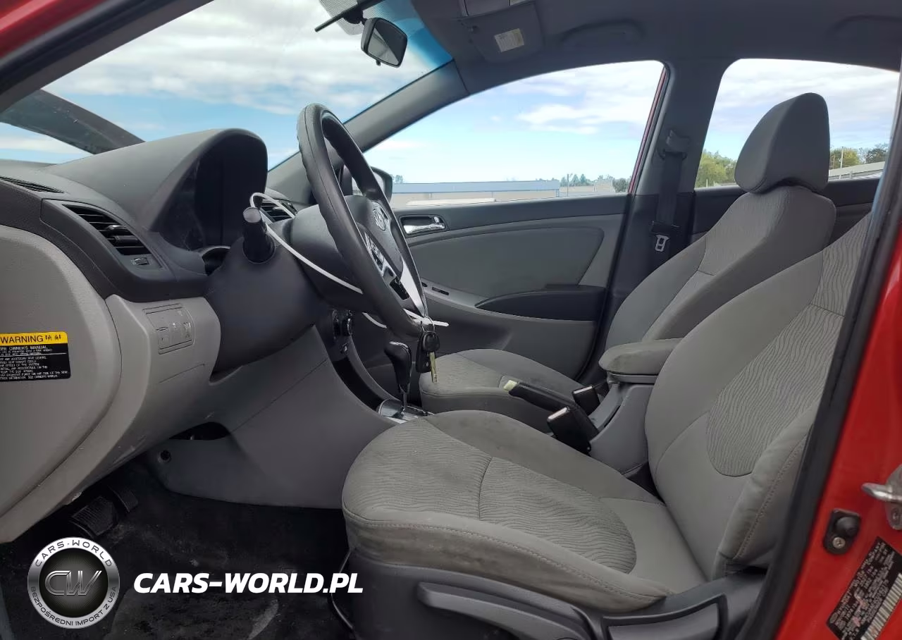 2012 Hyundai Accent Gls VIN:KMHCU4AE4CU162175 - 7