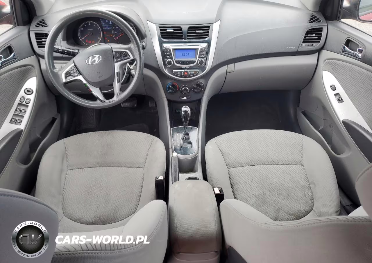 2012 Hyundai Accent Gls VIN:KMHCU4AE4CU162175 - 8