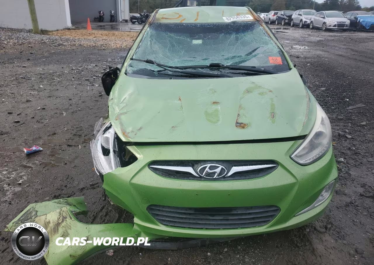 2014 Hyundai Accent Gls VIN:KMHCU5AE7EU178251 - 5