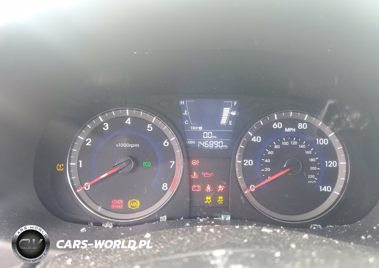 2014 Hyundai Accent Gls VIN:KMHCU5AE7EU178251 - 9