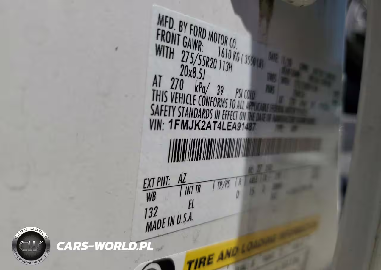 2020 Ford Expedition Max Limited VIN:1FMJK2AT4LEA91487 - 13