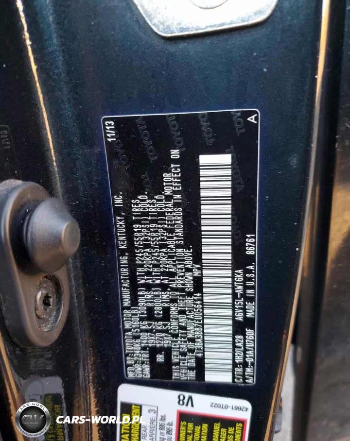 2014 Toyota Venza Le VIN:4T3BA3BB7EU056414 - 13