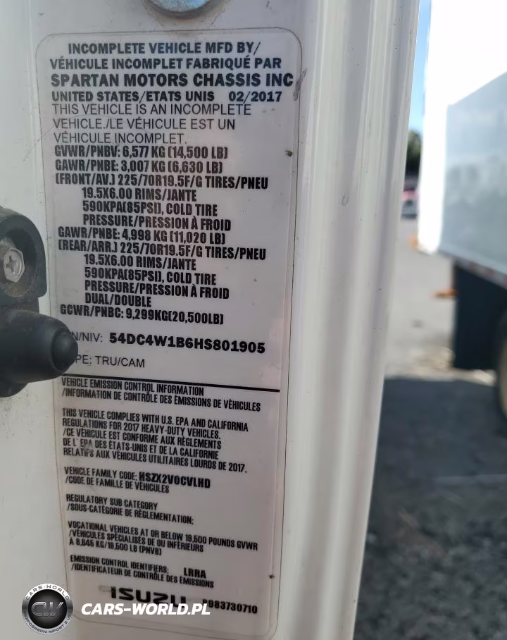 2017 Isuzu Npr Refuse Truck VIN:54DC4W1B6HS801905 - 13