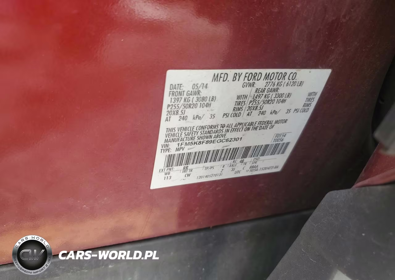 2014 Ford Explorer Limited VIN:1FM5K8F89EGC62301 - 13