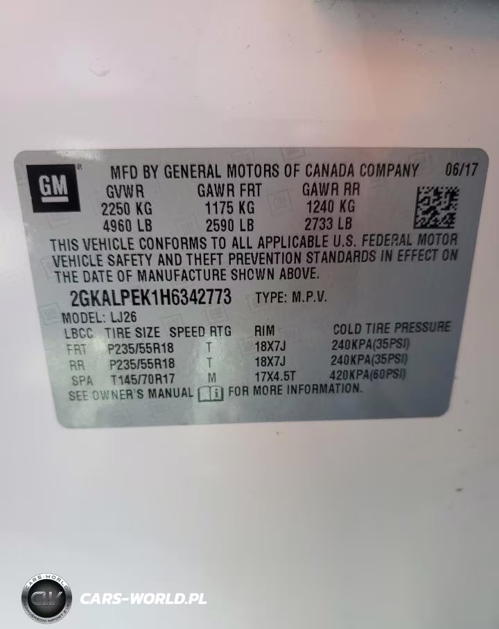 2017 GMC Terrain Slt VIN:2GKALPEK1H6342773 - 13