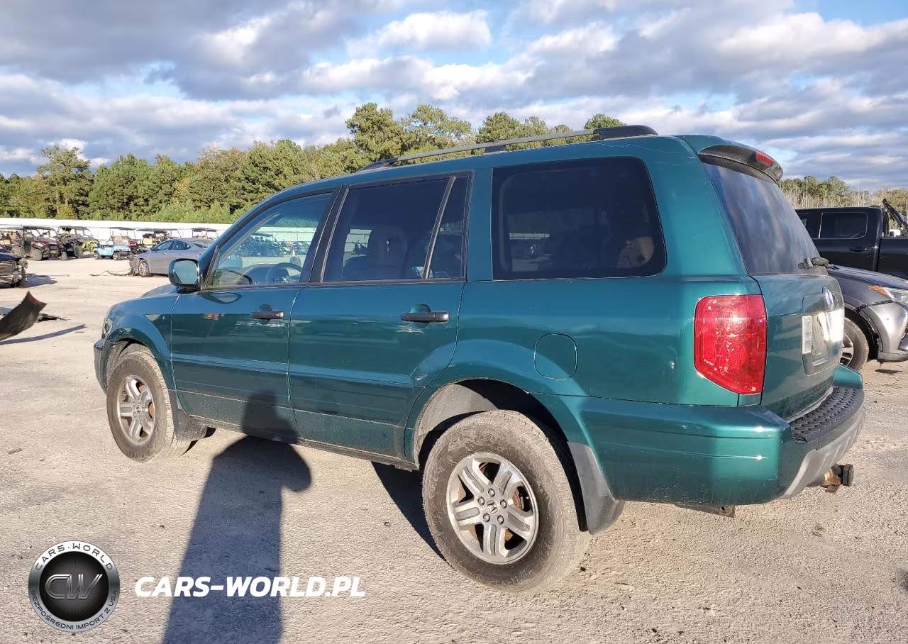 2003 Honda Pilot Exl VIN:2HKYF18533H552168 - 2