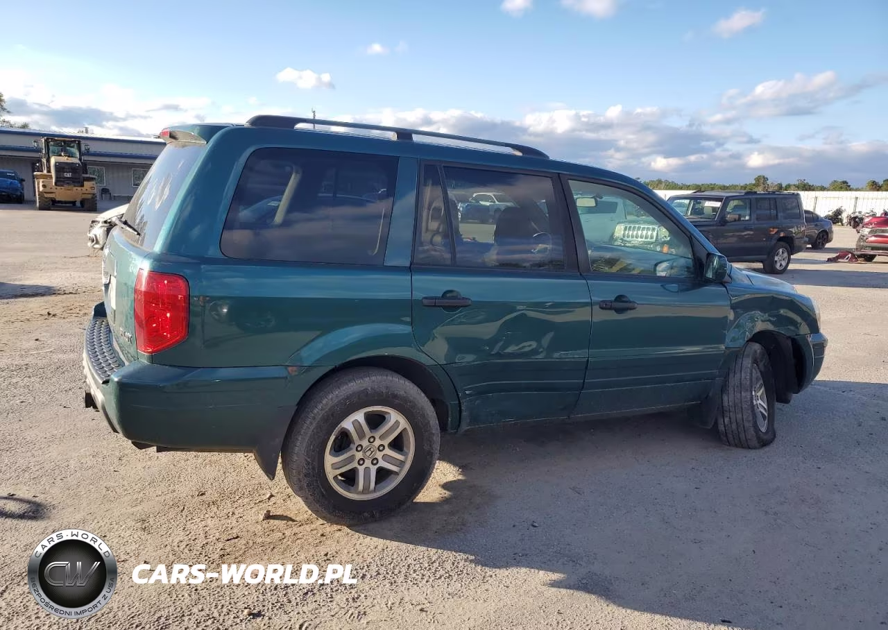 2003 Honda Pilot Exl VIN:2HKYF18533H552168 - 3