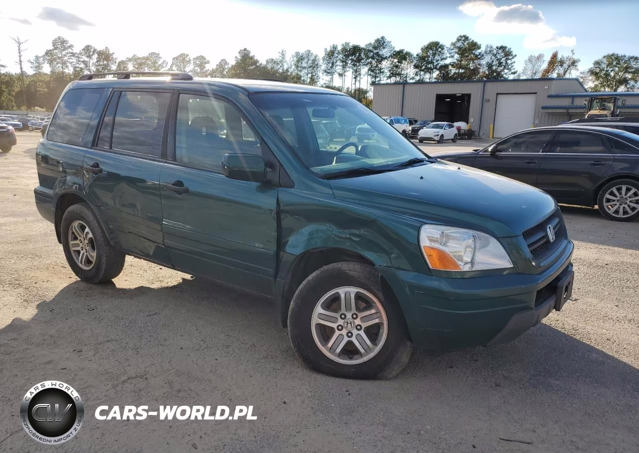 2003 Honda Pilot Exl VIN:2HKYF18533H552168 - 4
