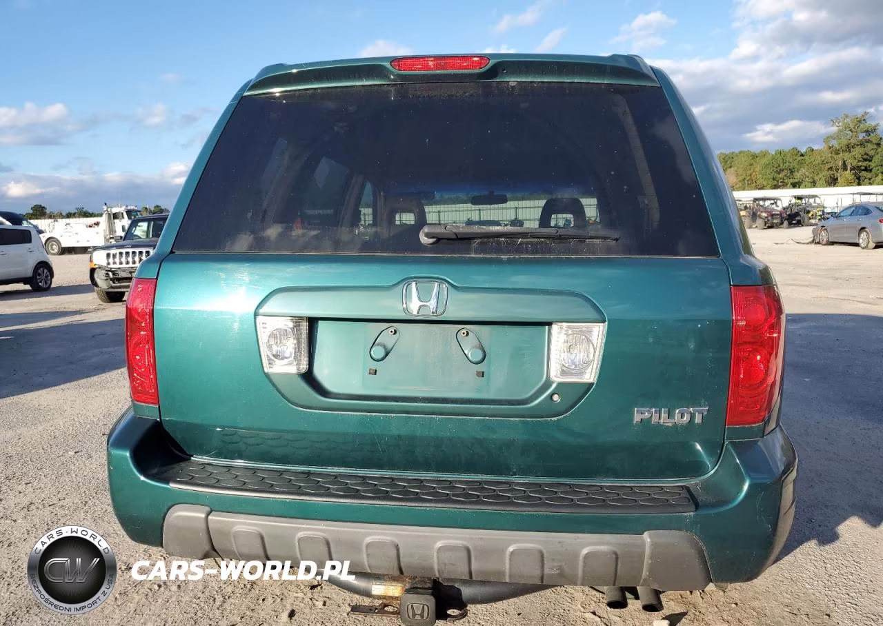 2003 Honda Pilot Exl VIN:2HKYF18533H552168 - 6
