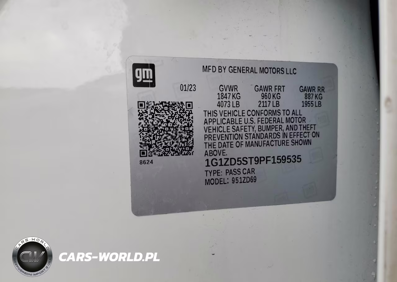 2023 Chevrolet Malibu Lt VIN:1G1ZD5ST9PF159535 - 12