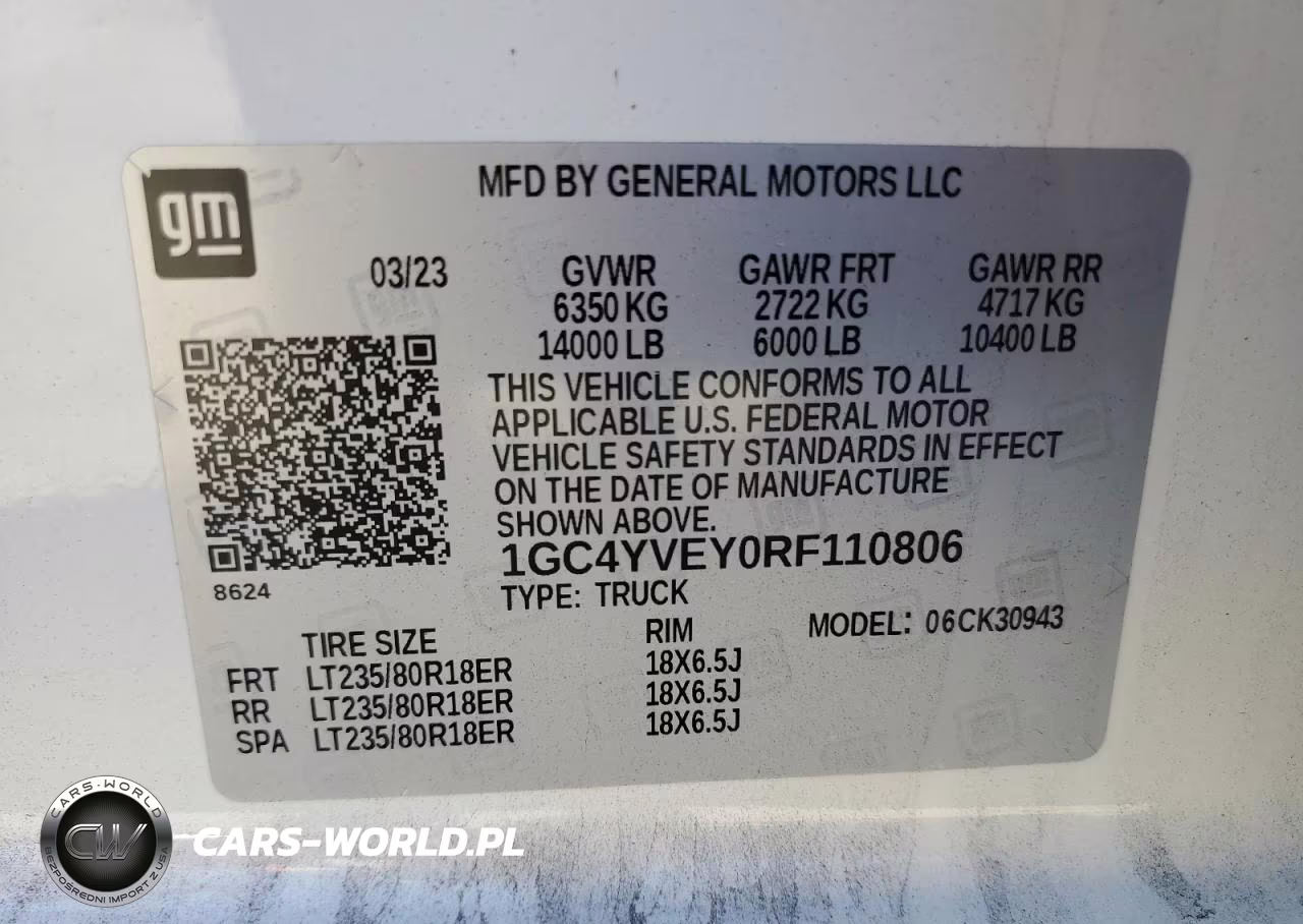 2024 Chevrolet Silverado K3500 High Country VIN:1GC4YVEY0RF110806 - 12
